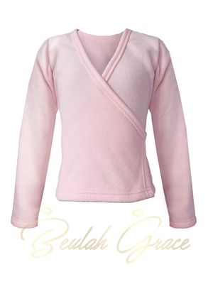 Polar Fleece Ballet Crossover Cardigan Top