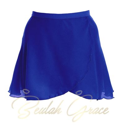 Pull on Wrap Ballet Skirt - Royal