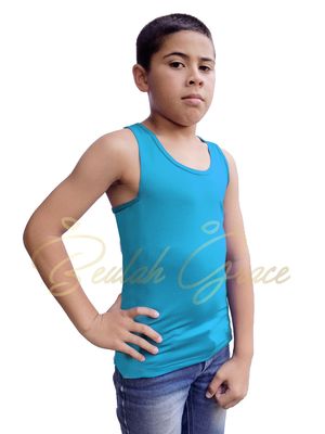 Male Dance Tank Top - Turquoise