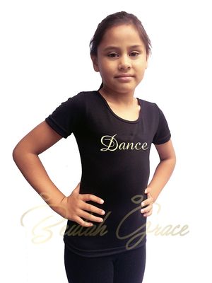 Dance Print Tee - Child Size 10
