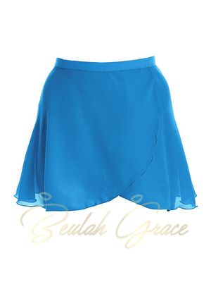 Ballet Wrap Skirt - Light Royal