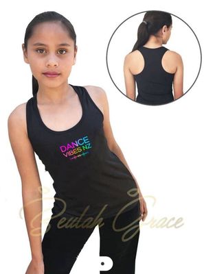 Dance Vibes Muscleback Singlet