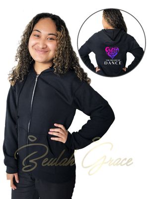 For the Love of Dance Zipped Hoodie