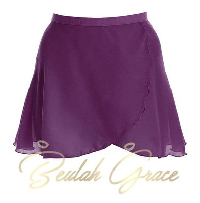 Pull-on Wrap Skirt - Port