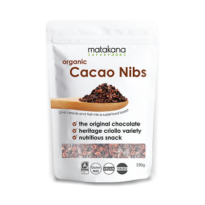 Matakana Organic Cacao Nibs 230g