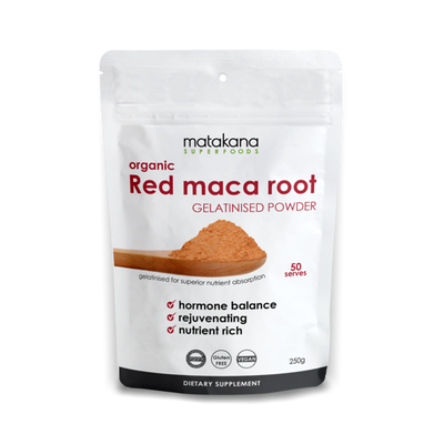Organic Maca Root Red gelatinised powder 250g