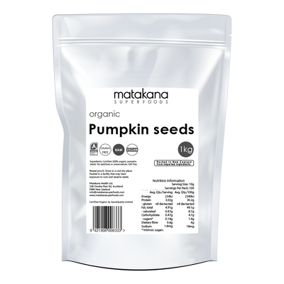 Organic Pumpkin Seeds 1kg