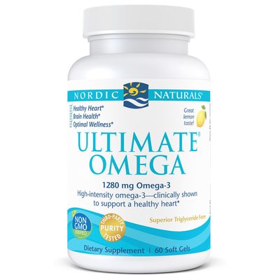 Ultimate Omega - Doctor-recommended fish oil for immunity, brain, and heart support&mdash;without the fi