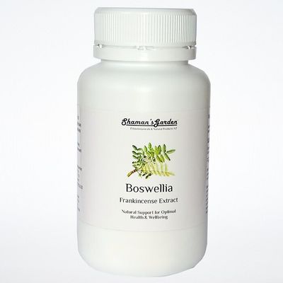 Boswellia (Boswellia serrata) Resin Extract 65% Boswellic Acid. 100 vegecaps