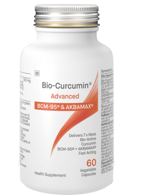 Bio-Curcumin&reg; Advanced with Boswellia Extract 500mg/60 Vegetable Capsules