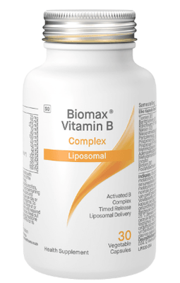 BioMax&reg; Activated B-Complex Liposomal 30 Vegetable Capsules