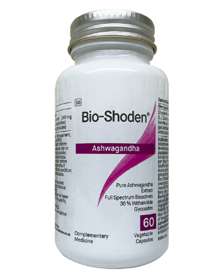 Bio-Shoden Ashwagandha 60 Vegetable Capsules