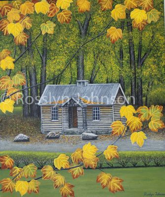 Arrowtown, Through the Leaves SOLD