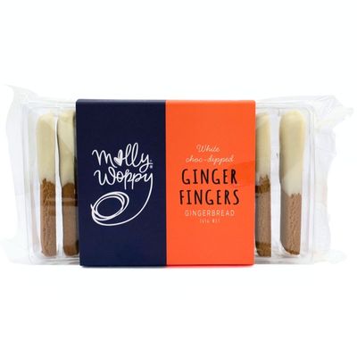 Chocolate Dipped Gingerbread Biscuits 180g Tray