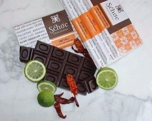 Lime Chilli and Rich Dark Chocolate Tablet 75g
