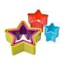 Cookie Cutter Star Set of 5 Multi Colour