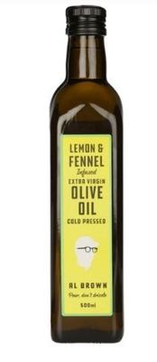 Al Brown Lemon and Fennel Infused Olive Oil 500ml