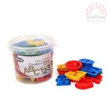 Alphabet and Number Cookie Cutter 36 Set