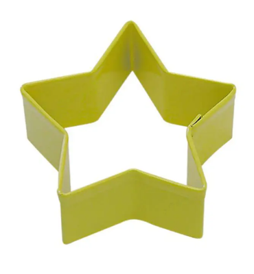 Cookie Cutter Star 7cm Yellow