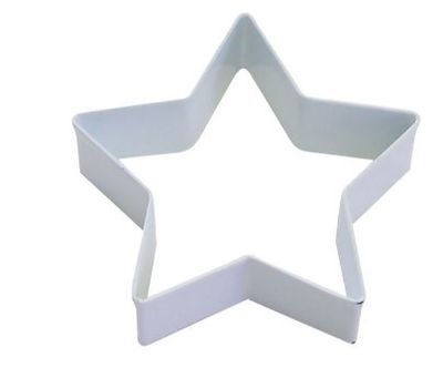 Cookie Cutter Star 9cm White