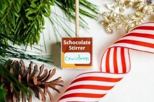 Christmas Schoclate Stirrer 40g