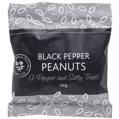 Black Pepper Peanuts 100g