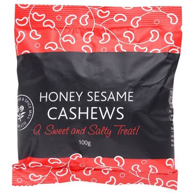 Honey Sesame Cashews 100g