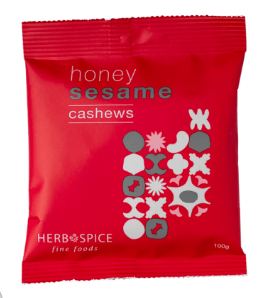 Honey Sesame Cashews 100g