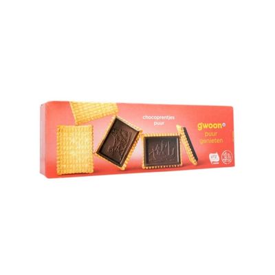 G&#039;woon Dark Chocolate Coated Biscuits 150g