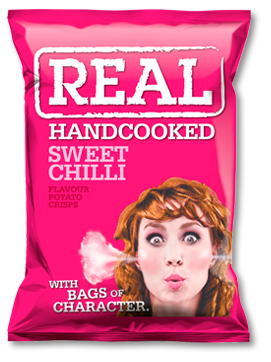 Real Crisps Sweet Chilli 150g