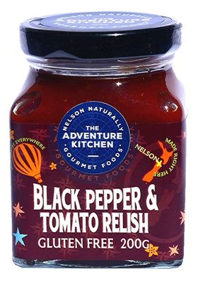Black Pepper &amp; Tomato Relish 110g