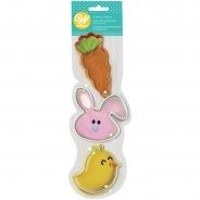 Cookie cutter Carrot bunny chick set