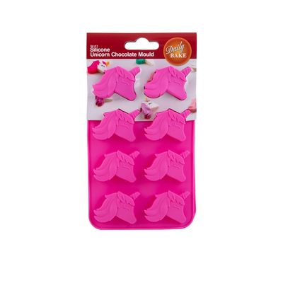 Set of 2 Silicone Unicorn Chocolate Moulds 8cup