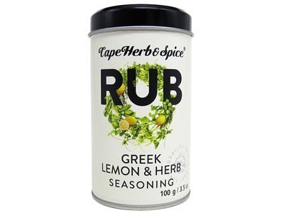 Greek Lemon &amp; Herb Rub 100g