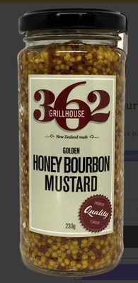 Golden Honey Bourbon Mustard 230g