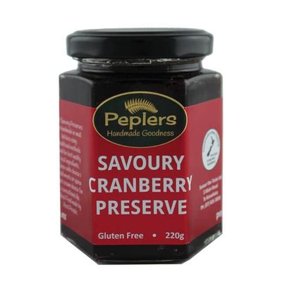 Savoury Cranberry Preserve 220g