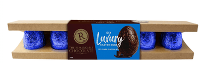 Dark Chocolate Six Smooth Easter Eggs