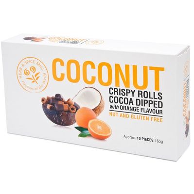 Coconut Crispy Rolls Orange 60g