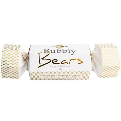 Cracker White Bubbly Bears 100g