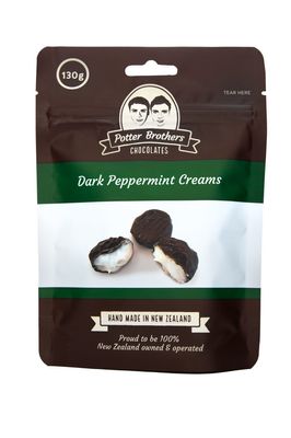 Dark Peppermint Creams 130g