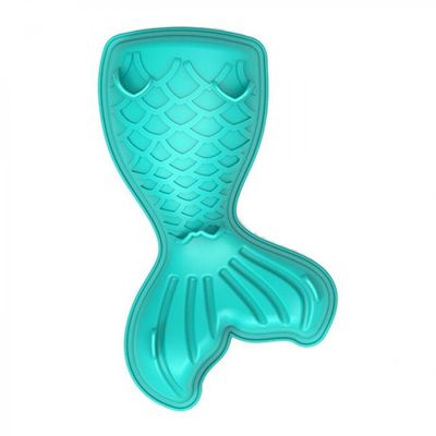 Silicone Mermaid Tail Cake Mould Turquoise