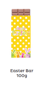 Happy Easter Chocolate Bar, 100g
