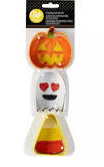 Halloween Cookie Cutter Set- Pumpkin, Ghost, Candy Corn 3pc