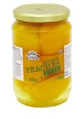 Greek Peach Halves in Syrup 680g