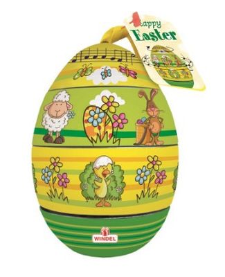 Easter Egg Tin Music Box 150g
