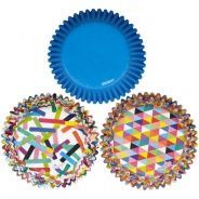 Std Baking Cups- Mixed Brights 75ct