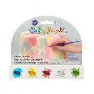 Cake Paint Set - Primary - 5 Colours