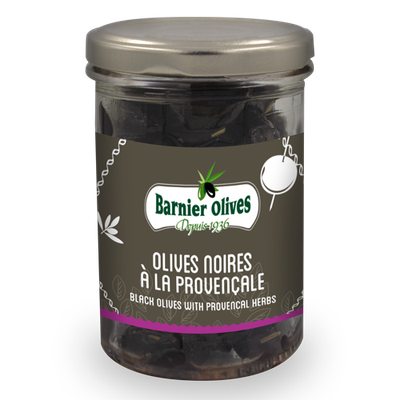 Olives Black With Provencal Herbs 125g