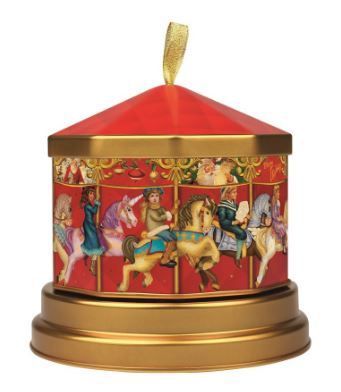 Windel Metal Xmas Carousel Music Box with CHocolates 150g