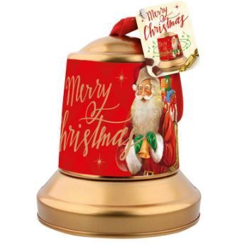 WINDEL metal Christmas Bell Music Box with Chocolates 85g